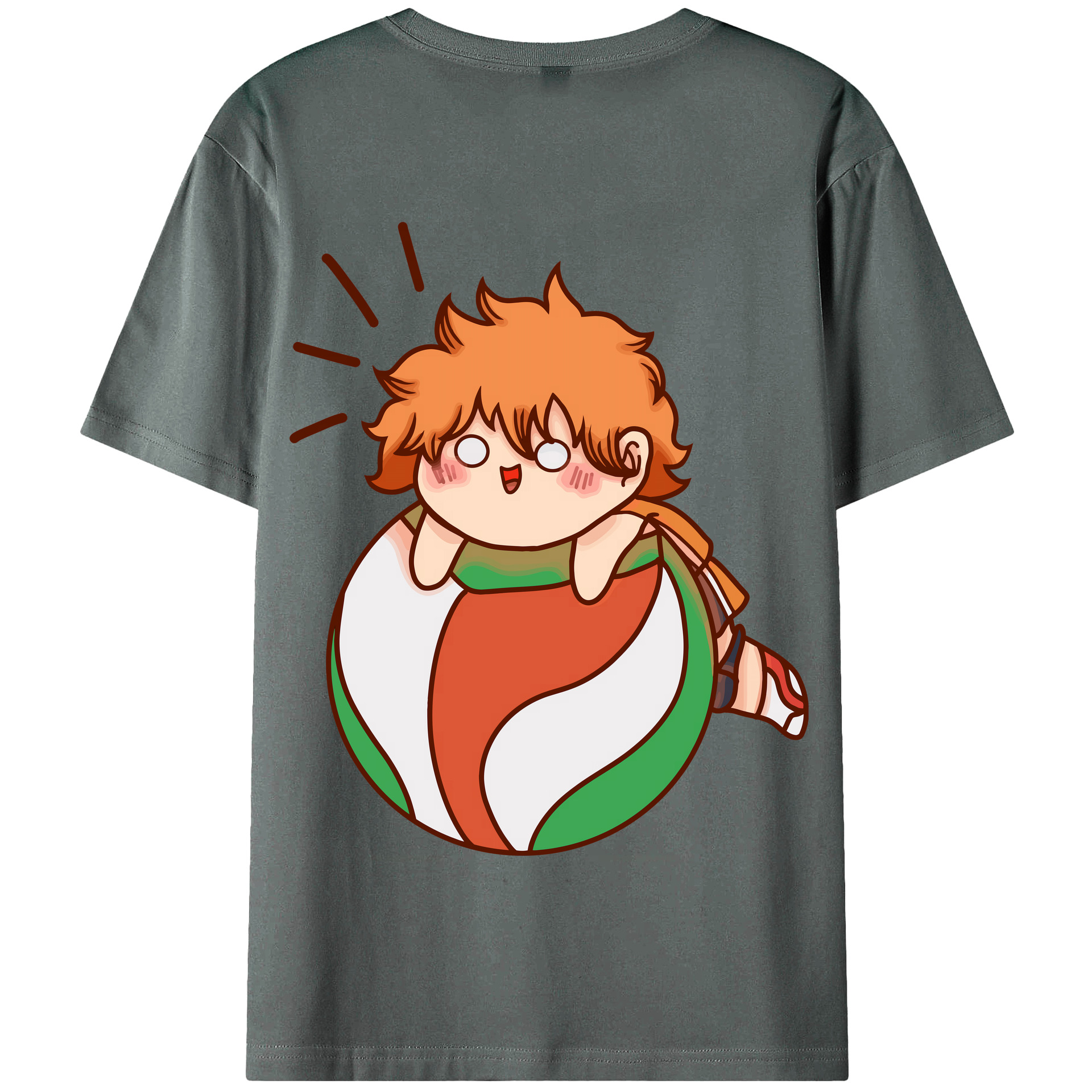 （画像用） ハイキュー!! Haikyu!! 綿100％半袖Tシャツ（背面プリント）